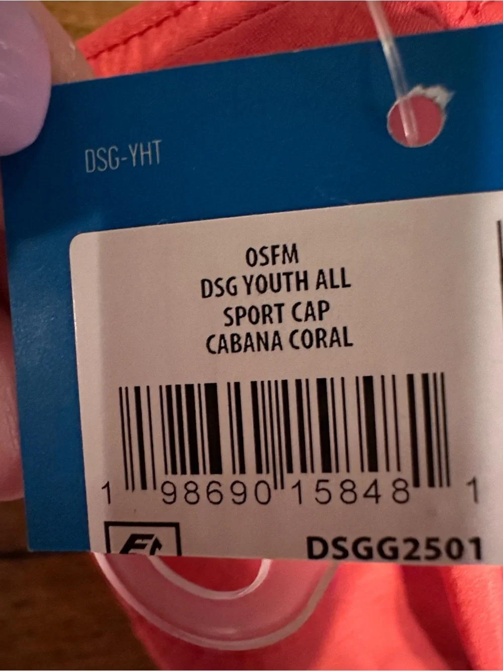 DSG Cabana Coral Adjustable Performance Cap